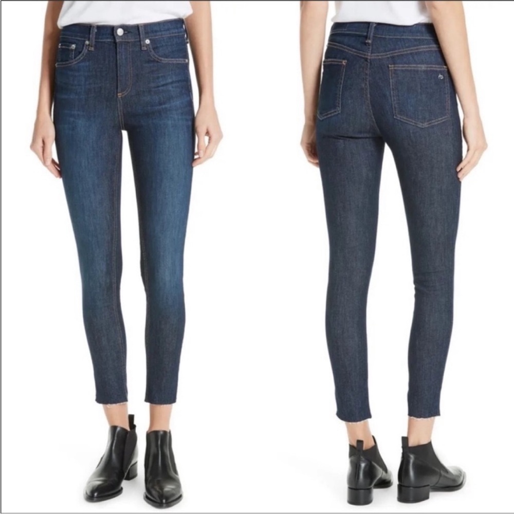 Rag & Bone 10" Ankle Skinny Jeans in Mad River Size 24